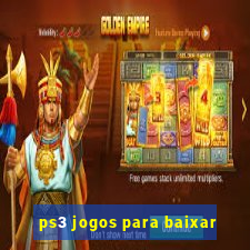 ps3 jogos para baixar